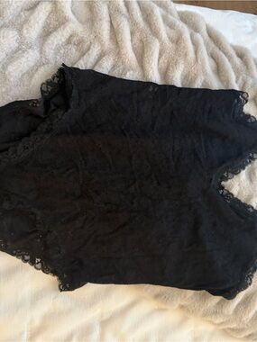 Old Navy Black Lace High-Waist Briefs